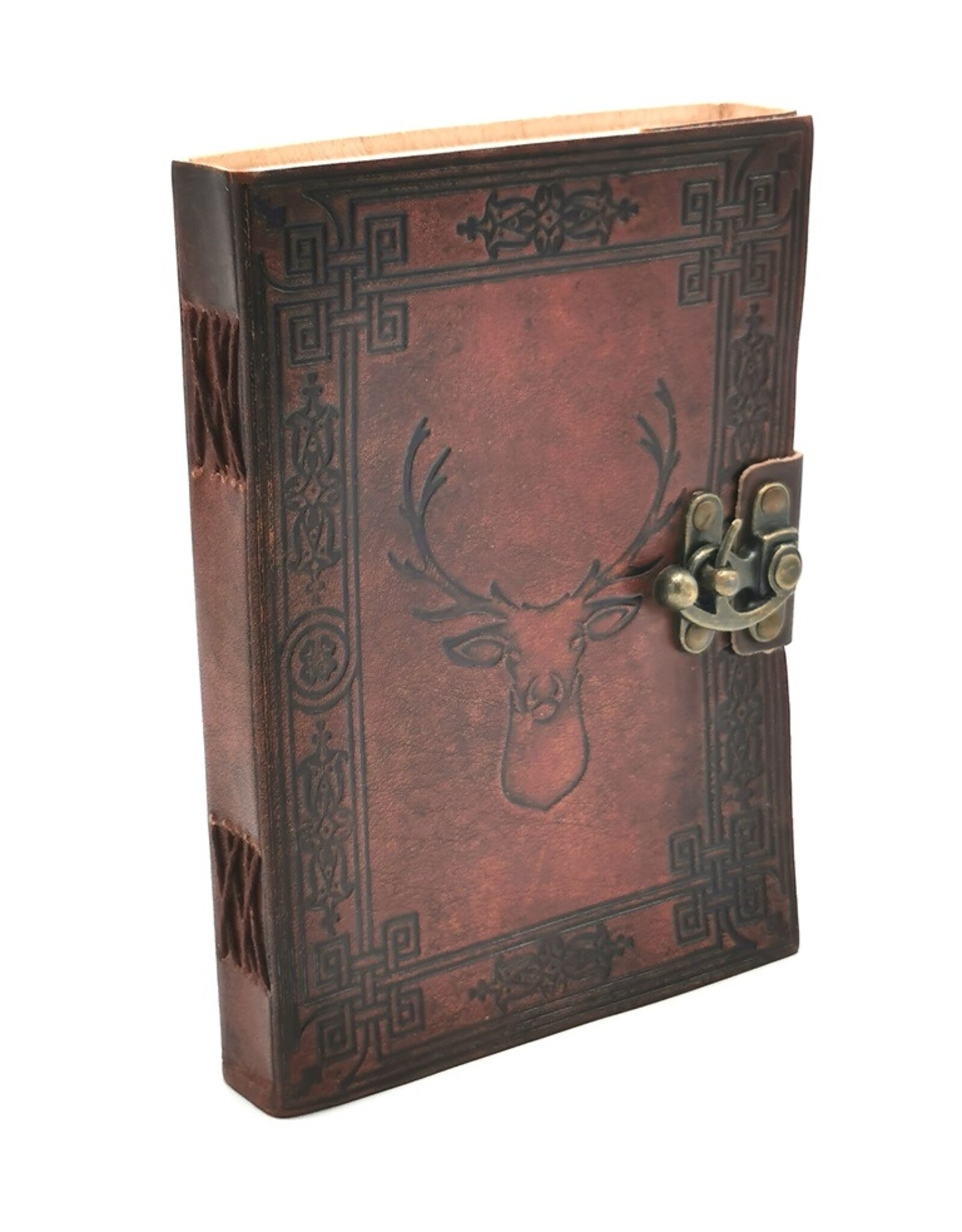 AWG Miscellaneous - Leather Journal with Embossed Stag 20cm x 15cm