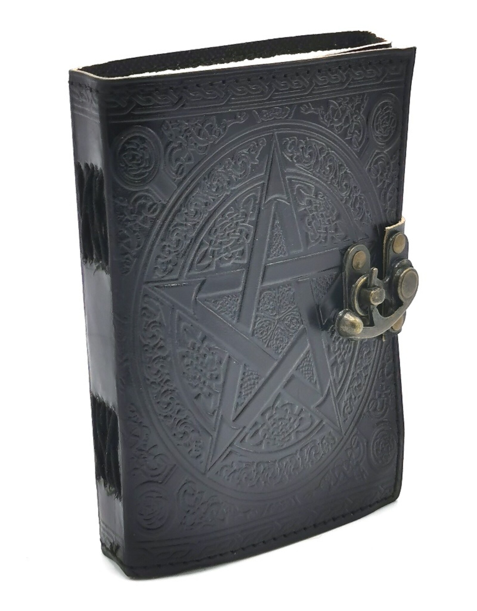 Something Different Miscellaneous -  Pentagram Leather Jornal (noteboek)