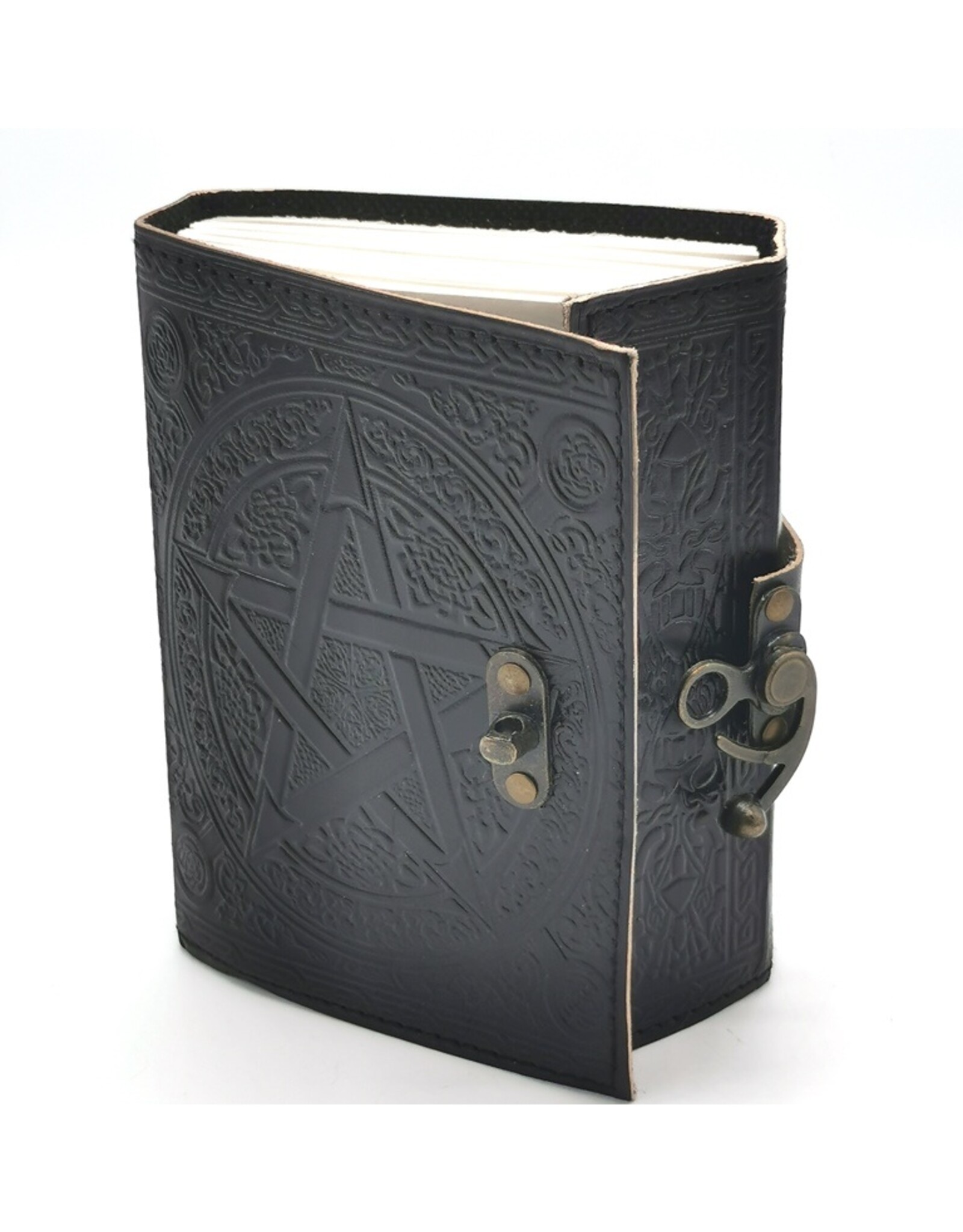 Something Different Miscellaneous -  Pentagram Leather Jornal (noteboek)