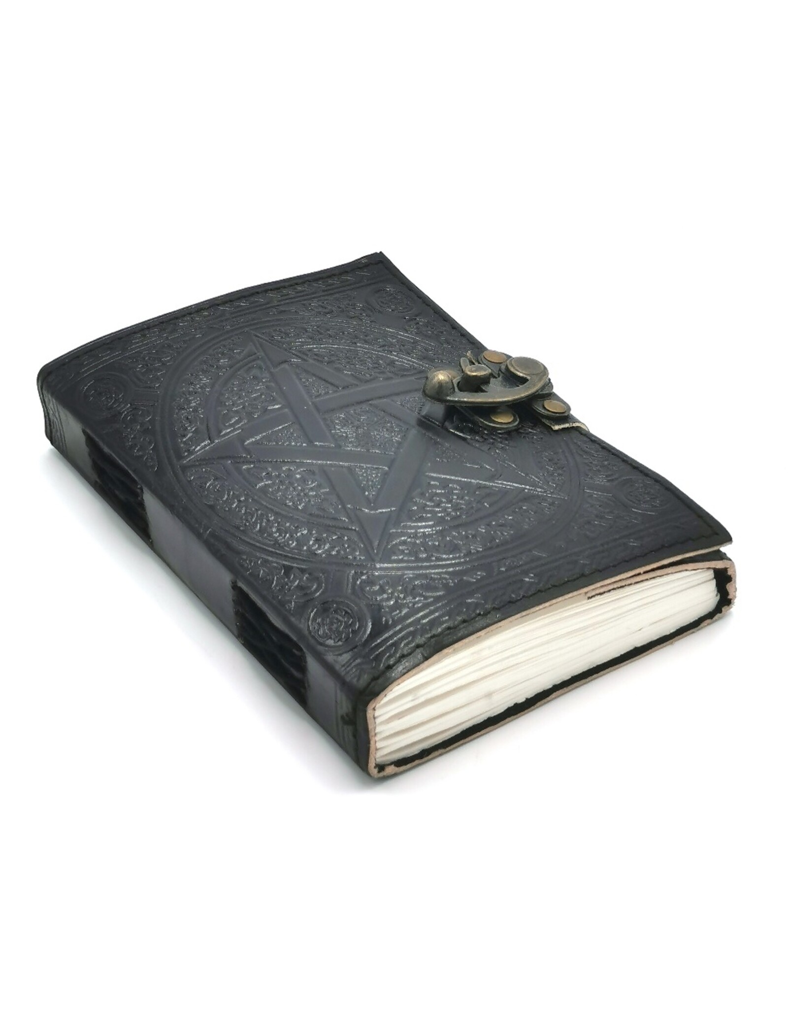 Something Different Miscellaneous -  Pentagram Leather Jornal (noteboek)