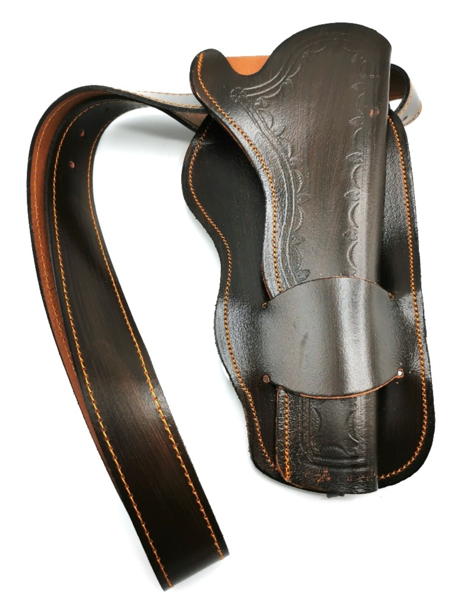 Denix Leather belts and buckles - Denix Leather Belt with Holster for  1 Colt