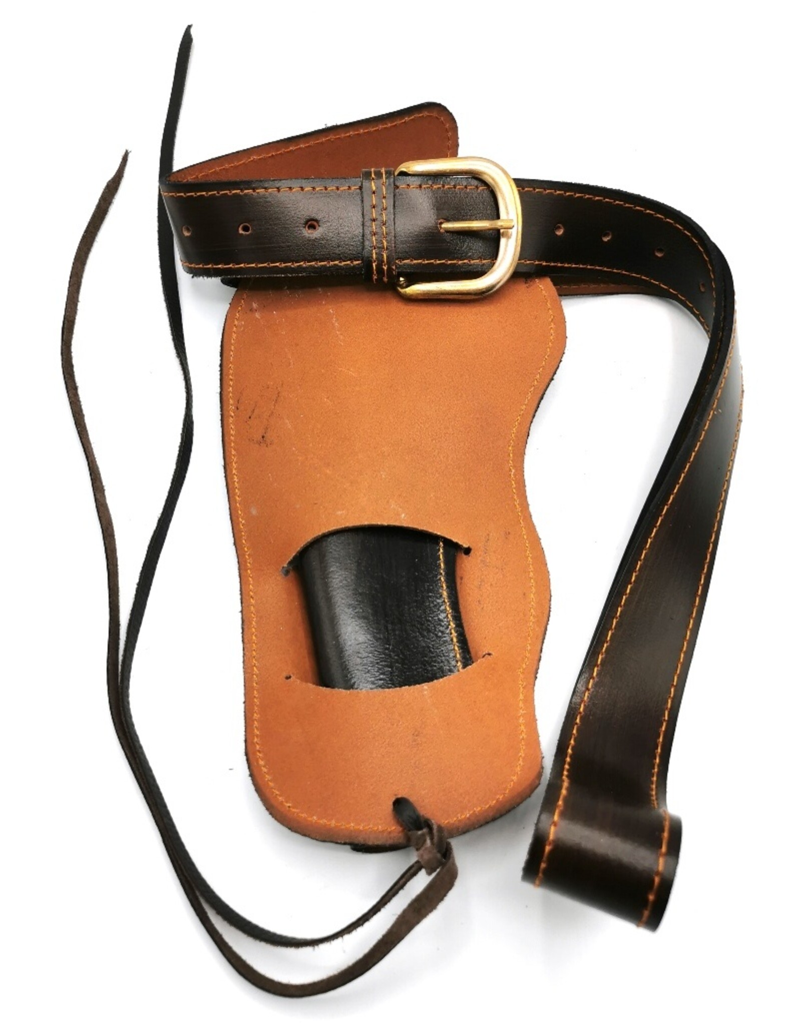 Denix Leather belts and buckles - Denix Leather Belt with Holster for  1 Colt