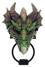 NemesisNow Giftware & Lifestyle - Kryst Green Dragon Door Knocker Nemesis Now