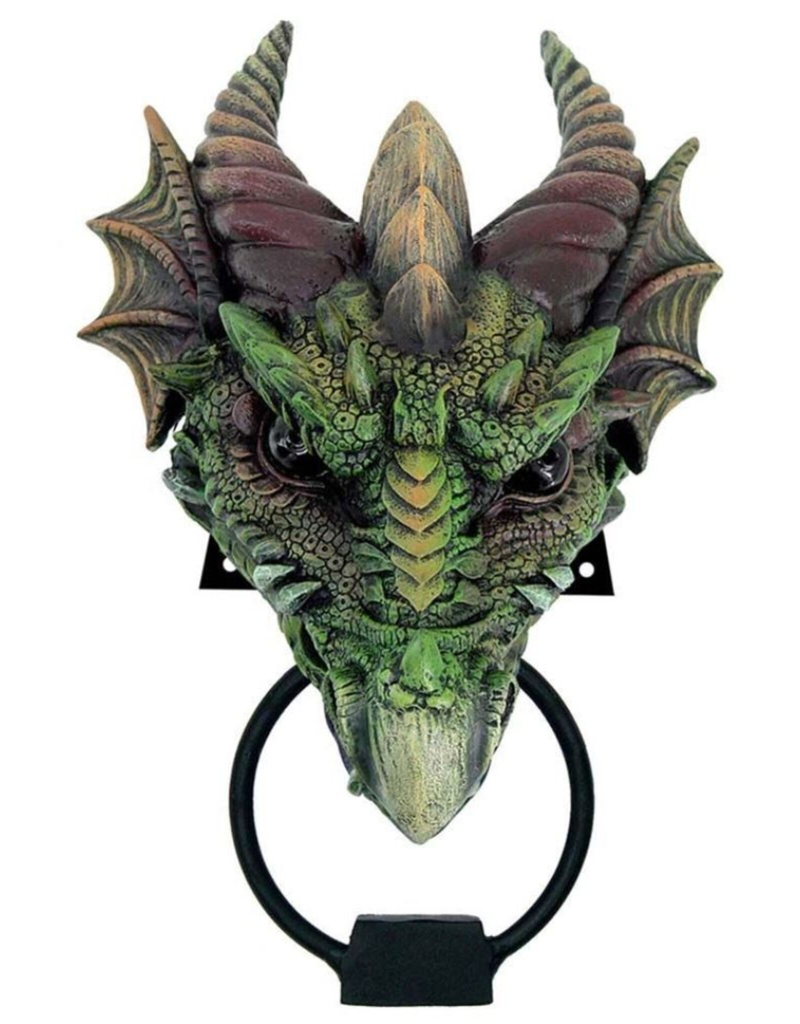 NemesisNow Giftware & Lifestyle - Kryst Groene Draak Deurklopper Nemesis Now