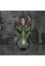NemesisNow Giftware & Lifestyle - Kryst Green Dragon Door Knocker Nemesis Now