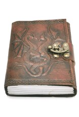 NemesisNow Miscellaneous - Dragons Leather Journal with lock (noteboek)