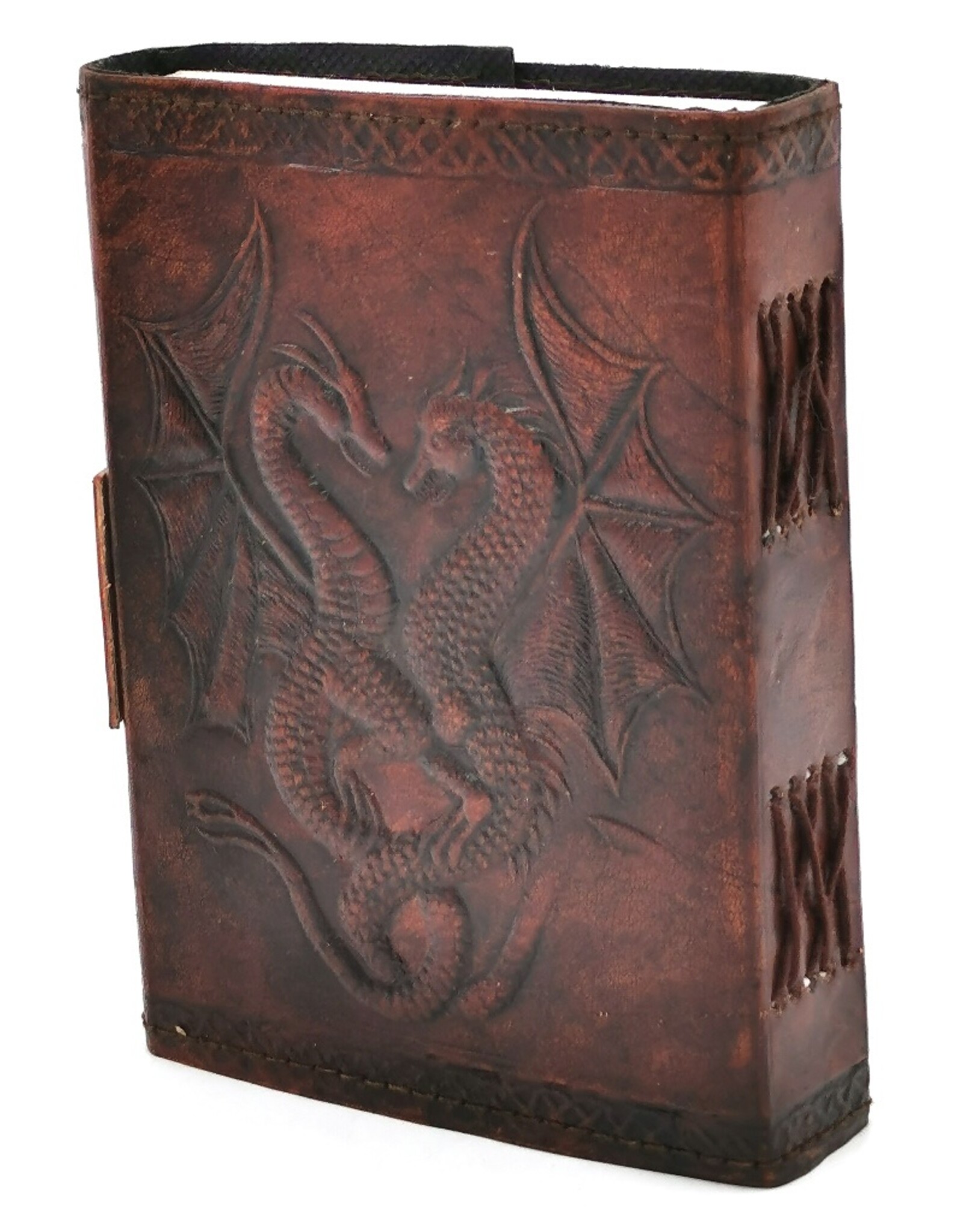 NemesisNow Miscellaneous - Dragons Leather Journal with lock (noteboek)