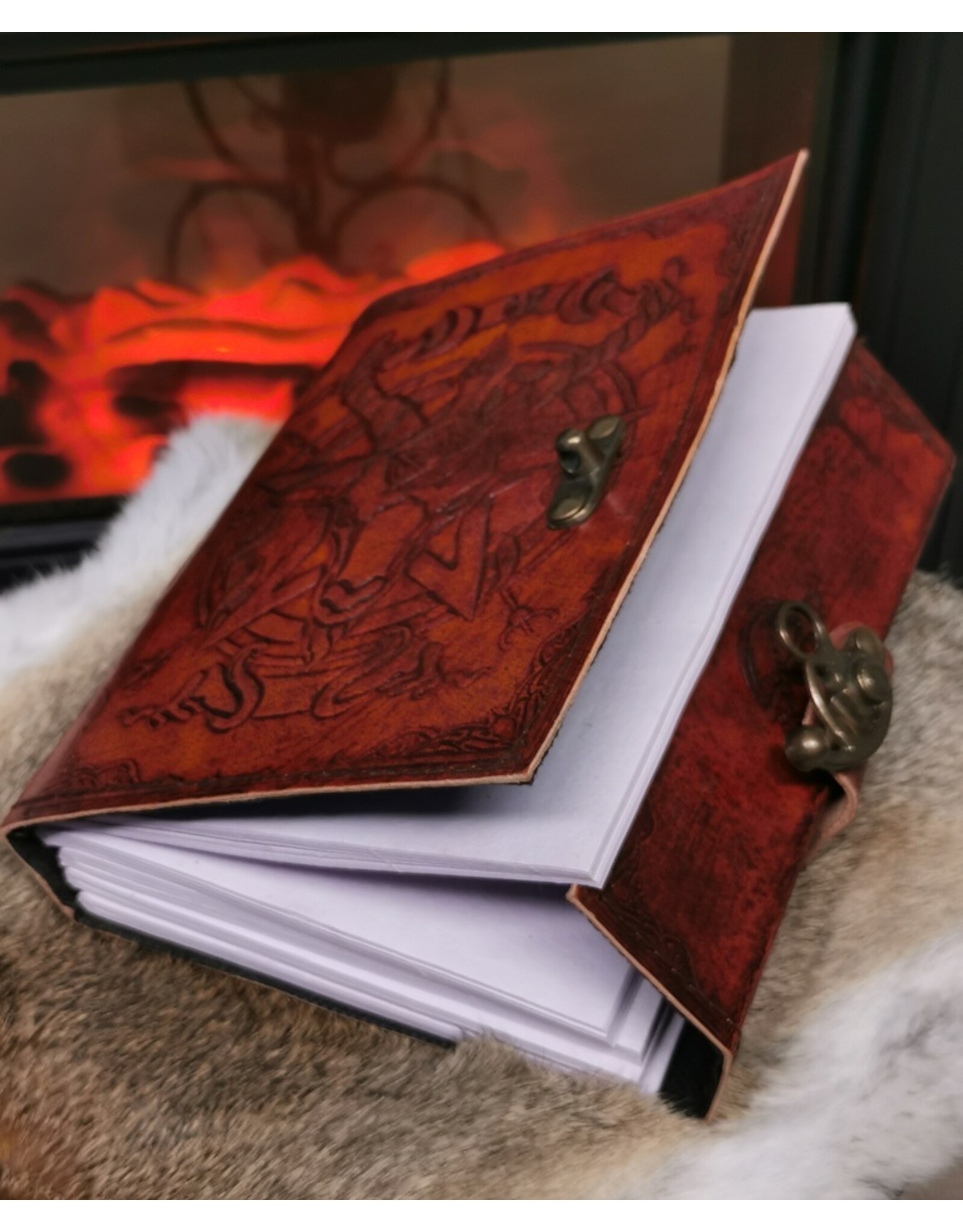 NemesisNow Miscellaneous - Baphomet Leather Journal (noteboek)