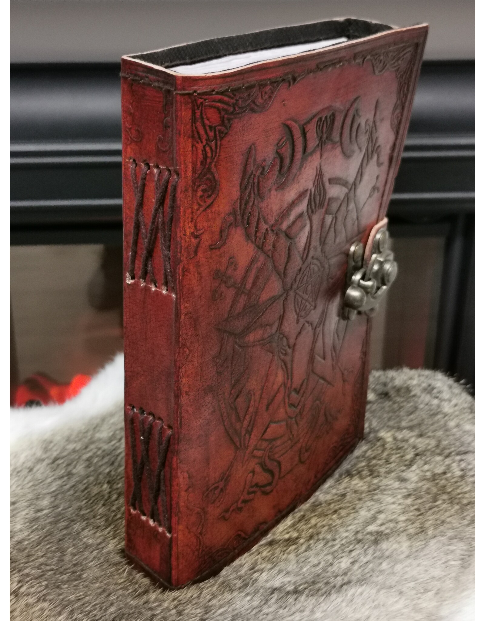 NemesisNow Miscellaneous - Baphomet Lederen Dagboek (notitieboek)