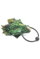 NemesisNow Giftware & Lifestyle - Kryst Green Dragon Door Knocker Nemesis Now