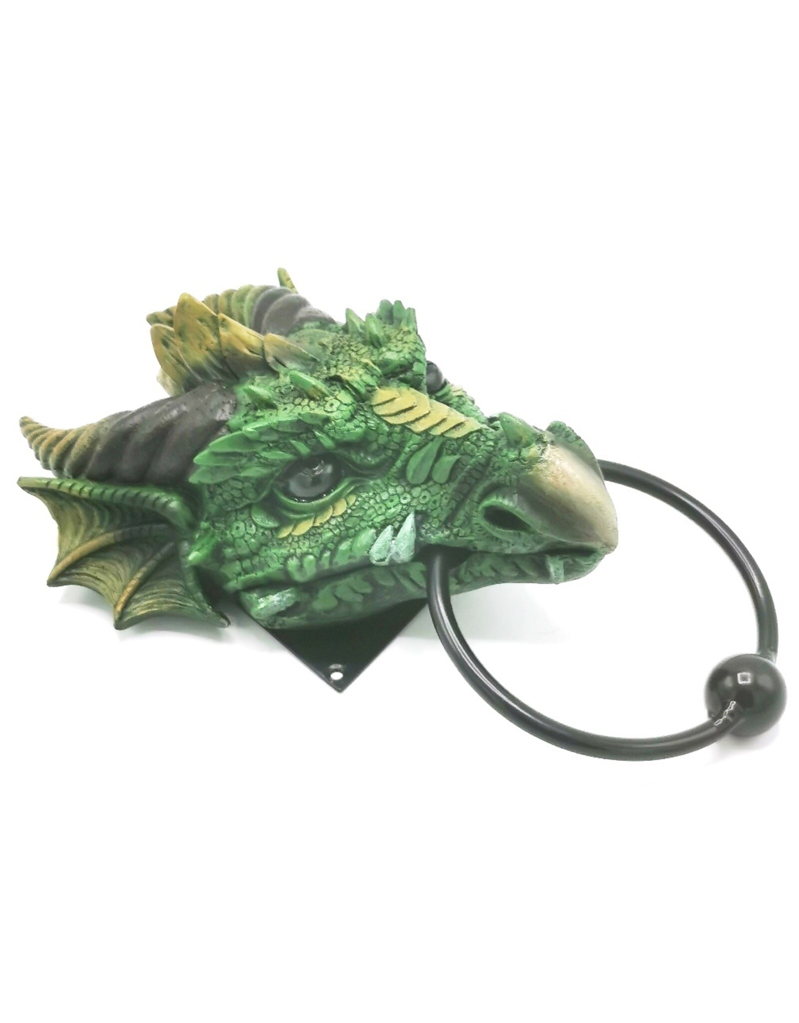 NemesisNow Giftware & Lifestyle - Kryst Green Dragon Door Knocker Nemesis Now