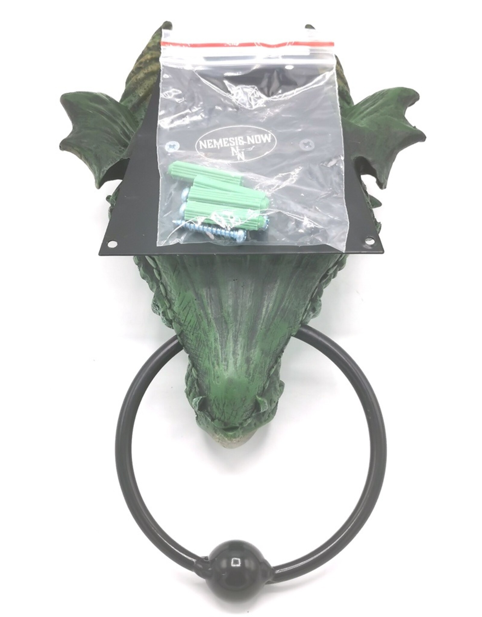 NemesisNow Giftware & Lifestyle - Kryst Green Dragon Door Knocker Nemesis Now