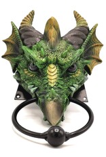 NemesisNow Giftware & Lifestyle - Kryst Groene Draak Deurklopper Nemesis Now