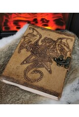 AWG Miscellaneous - Leather Journal with Embossed Dragon & Pentagram 20cm x 15cm