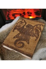 AWG Miscellaneous - Leather Journal with Embossed Dragon & Pentagram 20cm x 15cm