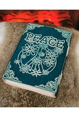 AWG Miscellaneous - Leren Notitieboek Green Peace 18cm  x13cm