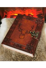 AWG Miscellaneous - Leather Journal with Embossed Stag 20cm x 15cm