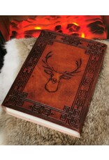 AWG Miscellaneous - Leather Journal with Embossed Stag 20cm x 15cm