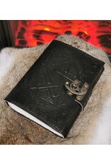 Something Different Miscellaneous -  Pentagram Leather Jornal (noteboek)