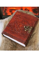 NemesisNow Miscellaneous - Lederen Relief Dagboek (notitieboek) met Pentagram