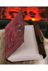 NemesisNow Miscellaneous - Lederen Relief Dagboek (notitieboek) met Pentagram