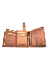 HillBurry Leather Wallets -  HillBurry Leather Wallet with Anchor vertical