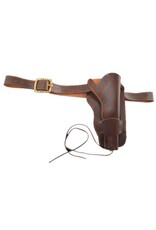 Denix Leren riemen en buckles - Denix Leren Riem met Holster voor 1 Colt