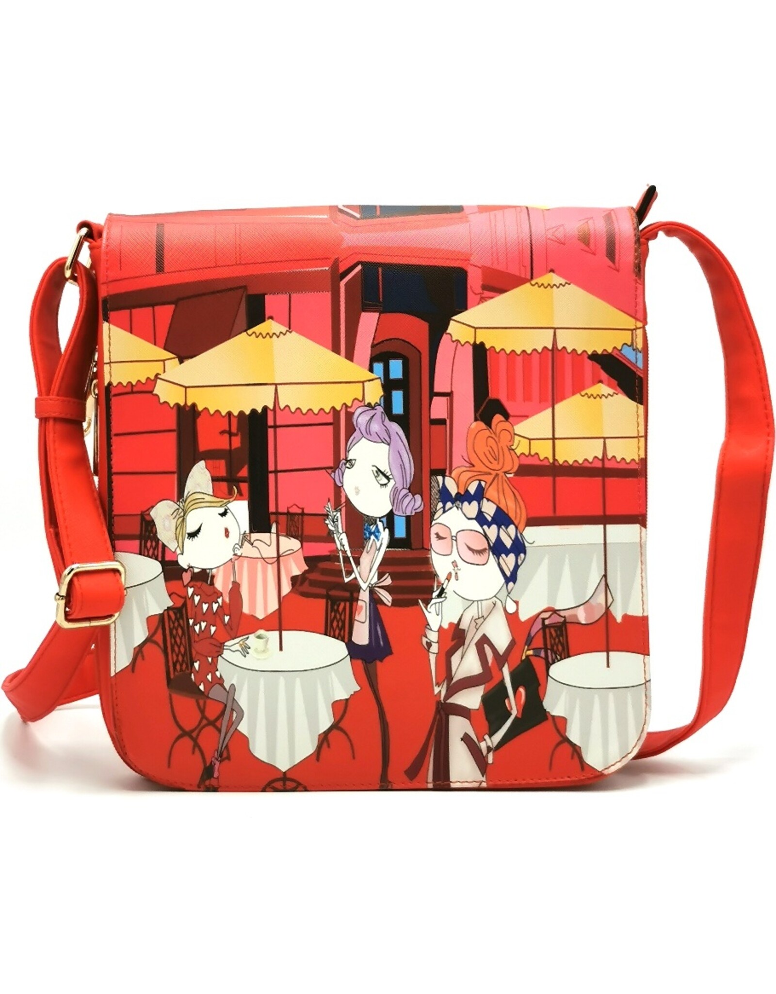 Trukado Fashion bags - Shoulder bag Ladies Fantasy Red