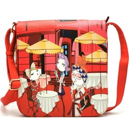 Trukado Shoulder bag Ladies Fantasy Red