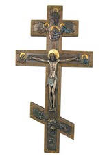 Veronese Design Giftware & Lifestyle - Orthodoxe stijl Crucifix muurplaat Veronese Design