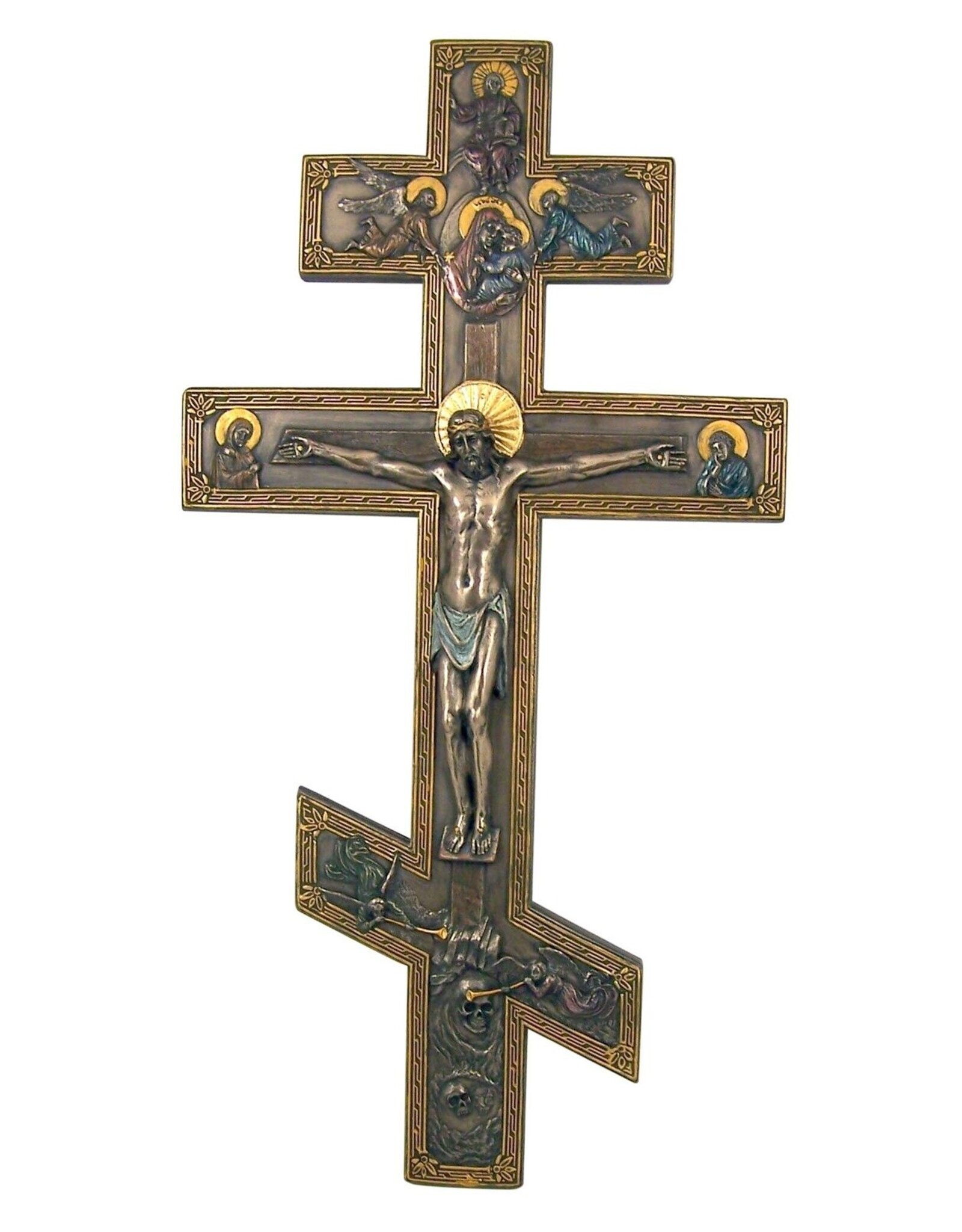 Veronese Design Giftware & Lifestyle - Orthodoxe stijl Crucifix muurplaat Veronese Design
