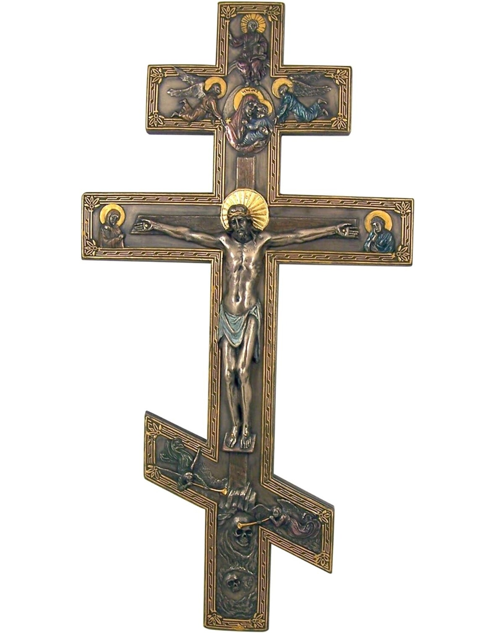 Veronese Design Giftware & Lifestyle - Orthodoxe stijl Crucifix muurplaat Veronese Design