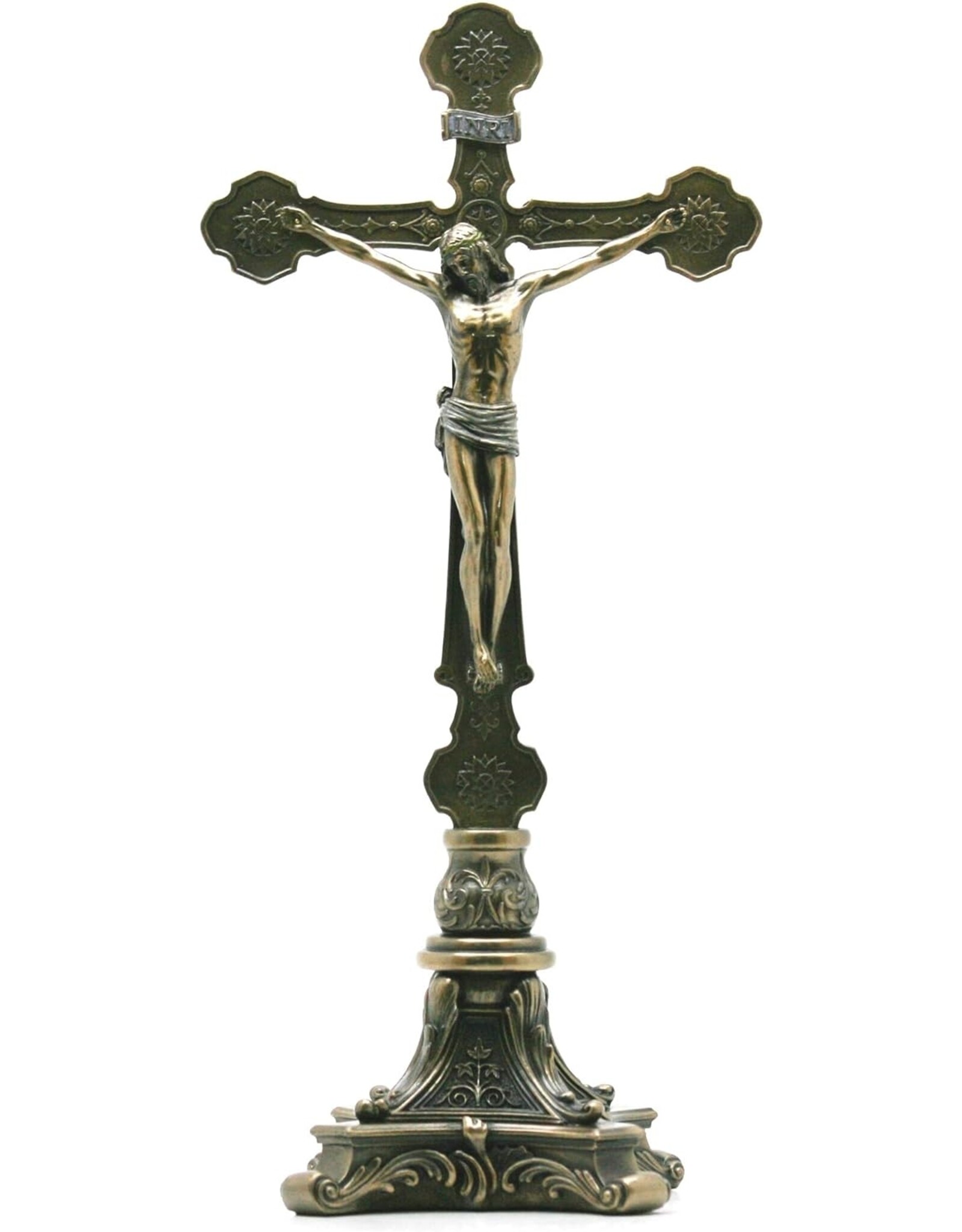 Veronese Design Giftware & Lifestyle - Jezus aan het Kruis Crucifix Barok design (staand)