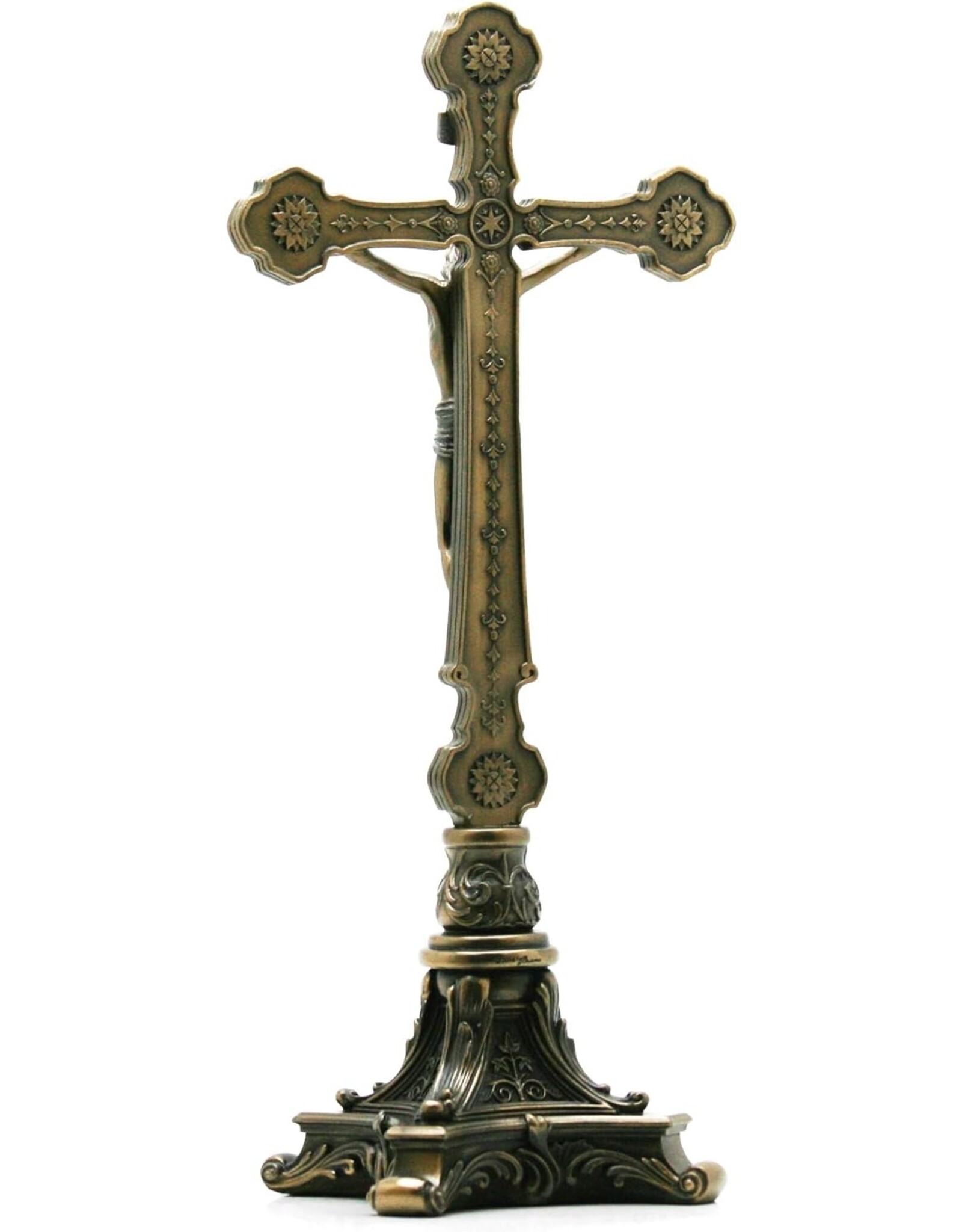 Veronese Design Giftware & Lifestyle - Jezus aan het Kruis Crucifix Barok design (staand)