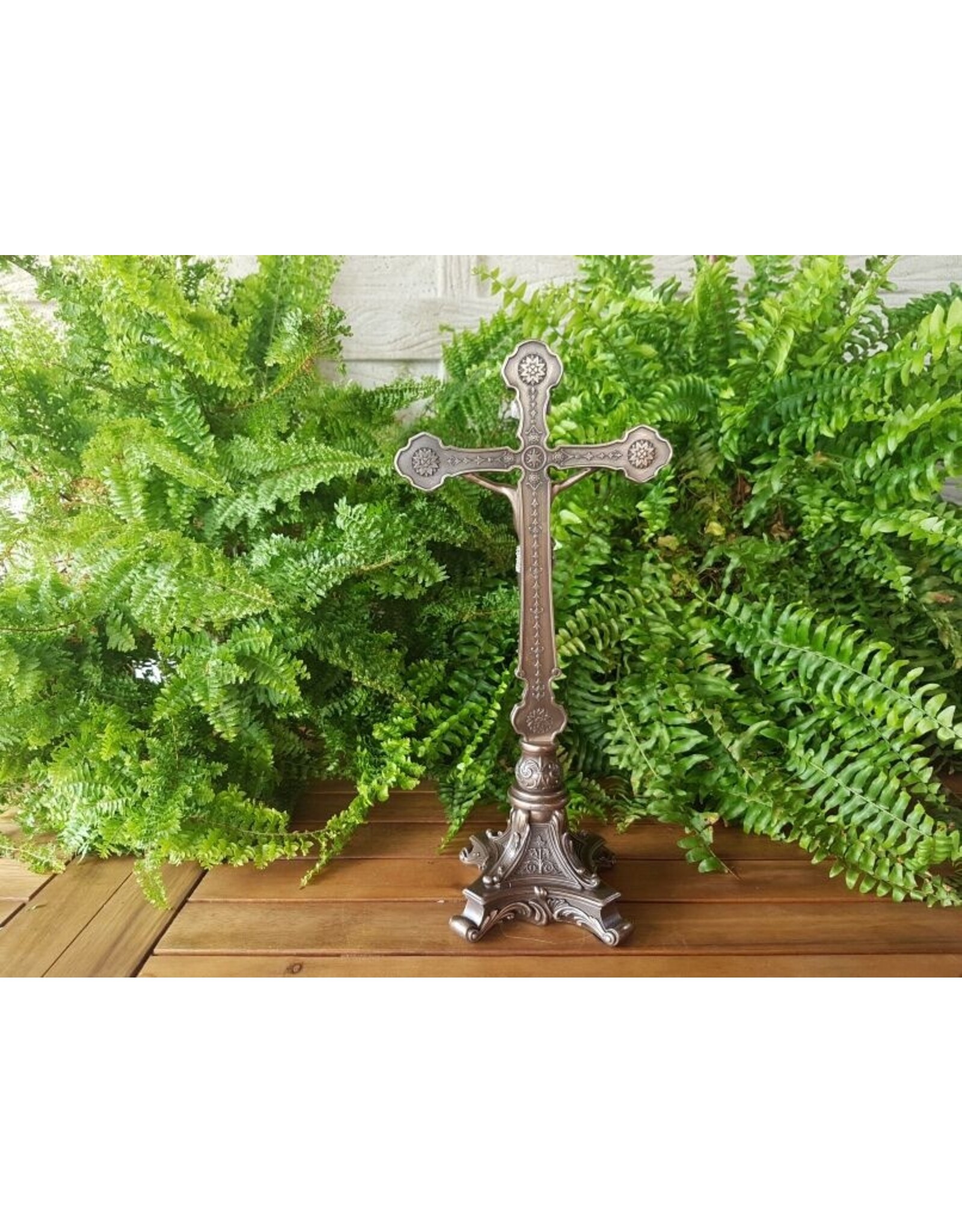 Veronese Design Giftware & Lifestyle - Jesus on the Cross Crucifix Baroque design (standing)