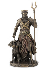 Veronese Design Giftware Figurines Collectables - Greek God of the Underworld Hades with Cerberus