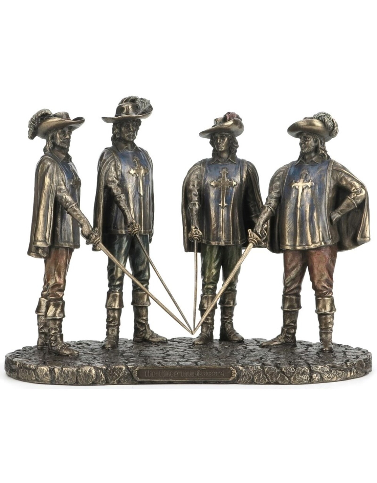 Veronese Design Veronese Design - The Three Musketeers Bronzed Statue