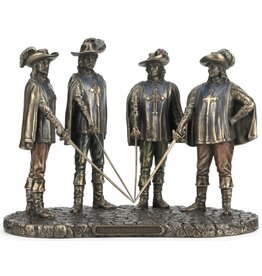 Veronese Design The Three Musketeers Bronzed Statue