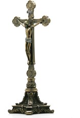 Veronese Design Giftware & Lifestyle - Jesus on the Cross Crucifix Baroque design (standing)