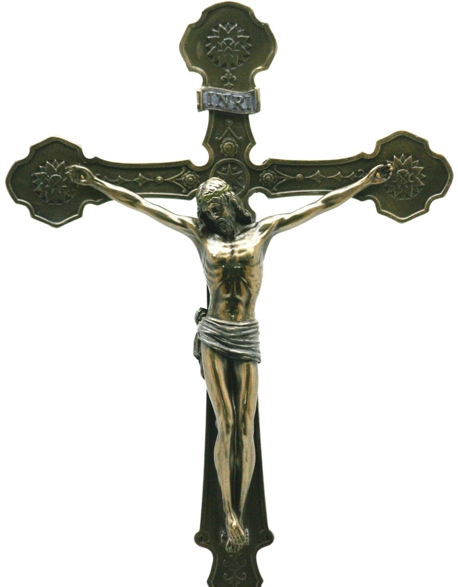 Veronese Design Giftware & Lifestyle - Jezus aan het Kruis Crucifix Barok design (staand)