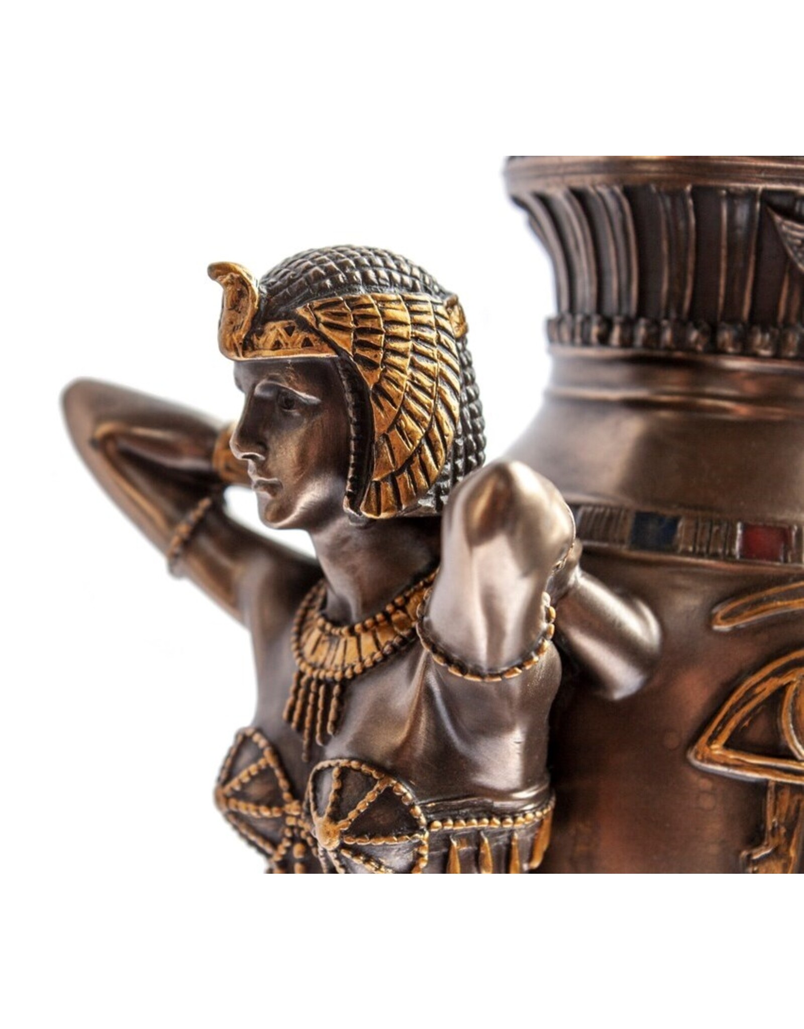 Veronese Design Giftware & Lifestyle - Egyptische Vrouwen met een Vaas Art Deco Stijl