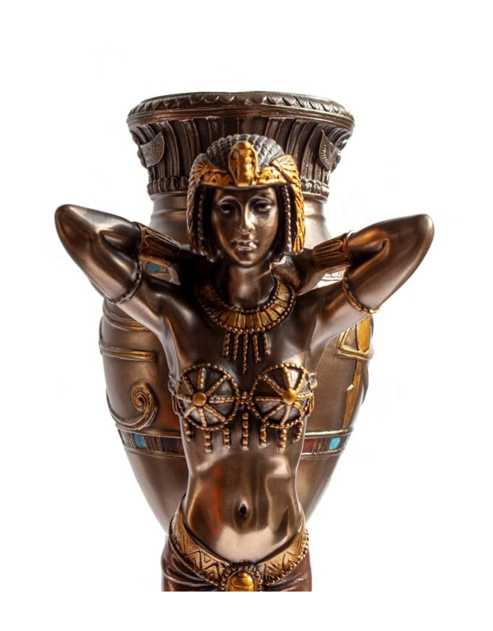 Veronese Design Giftware & Lifestyle - Egyptische Vrouwen met een Vaas Art Deco Stijl