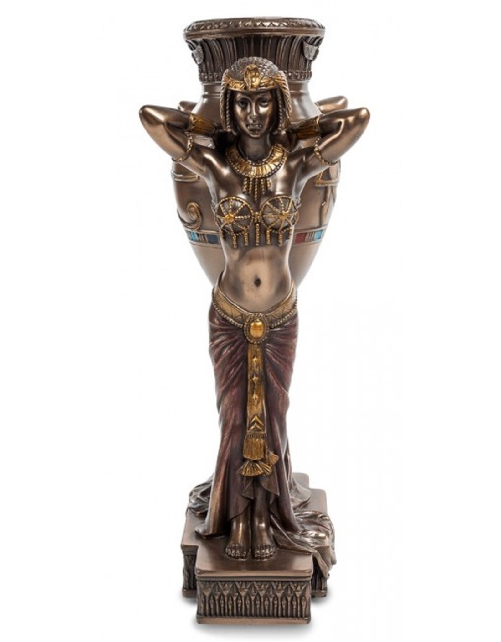 Veronese Design Giftware & Lifestyle - Egyptische Vrouwen met een Vaas Art Deco Stijl