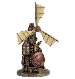 Veronese Design Steampunk Windmill with Secret Trinket Box