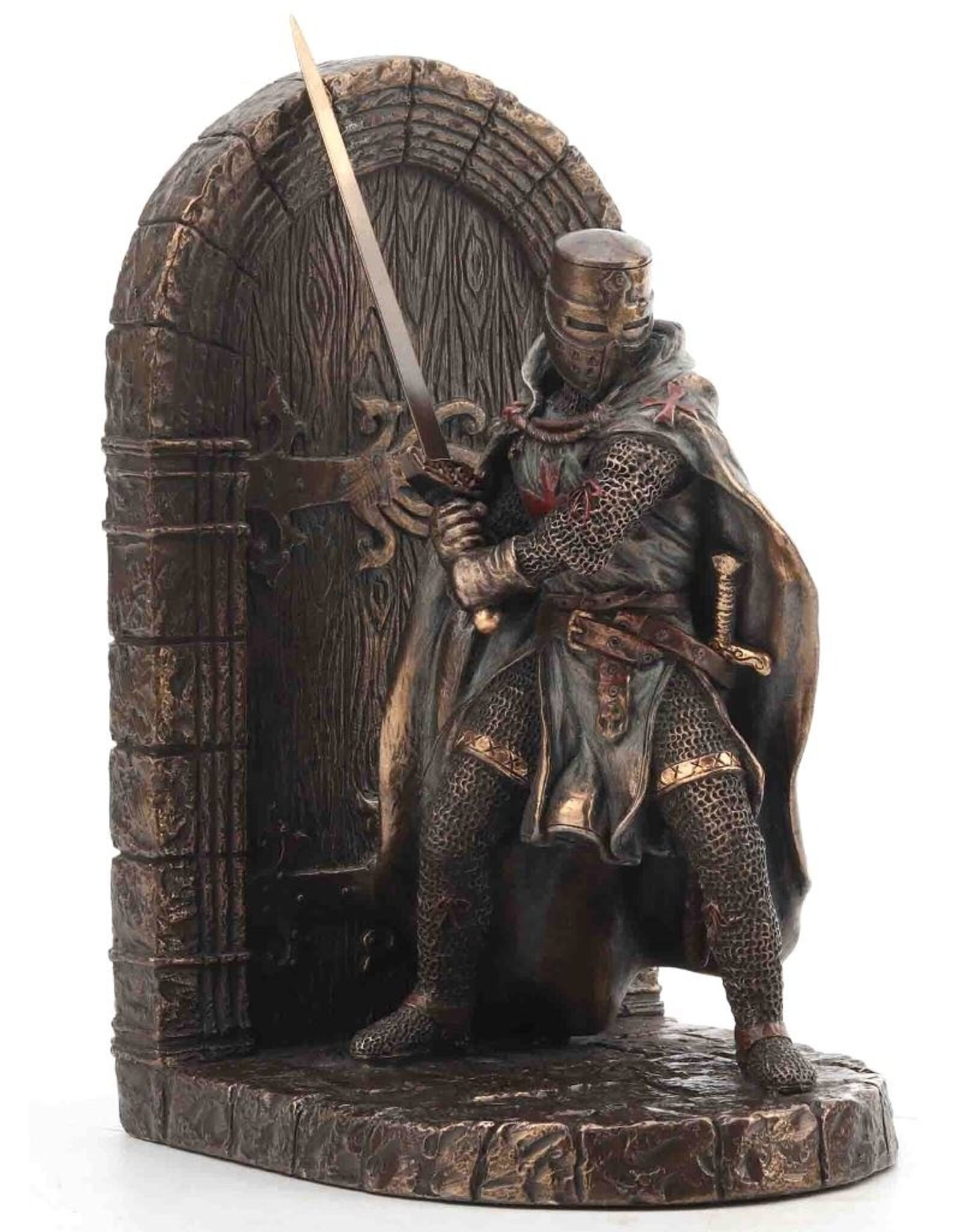 Veronese Design Veronese Design - Armored Maltese Crusader with Sword Bookend