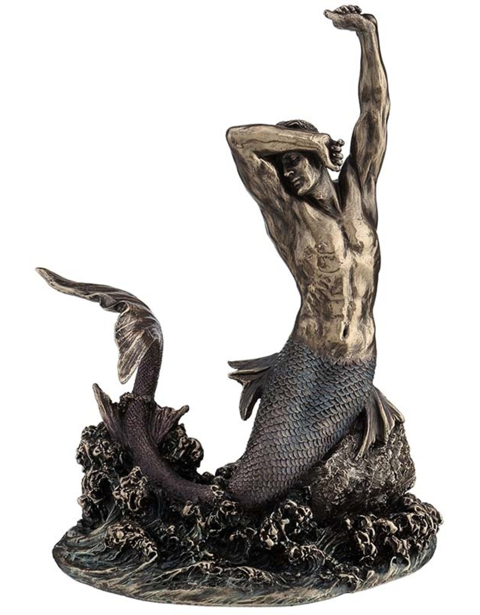 Veronese Design Veronese Design - Merman stretching on Rock