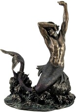 Veronese Design Veronese Design - Merman stretching on Rock