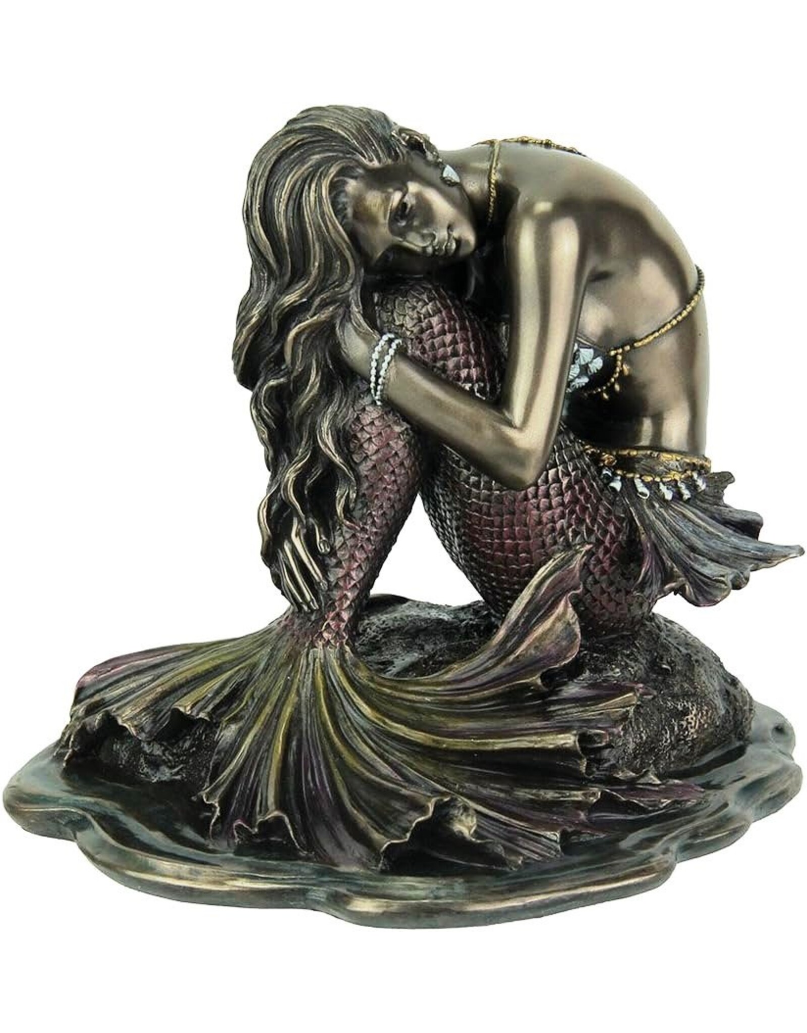 Veronese Design Veronese Design -  Mermaid Sitting on Rock Veronese Design