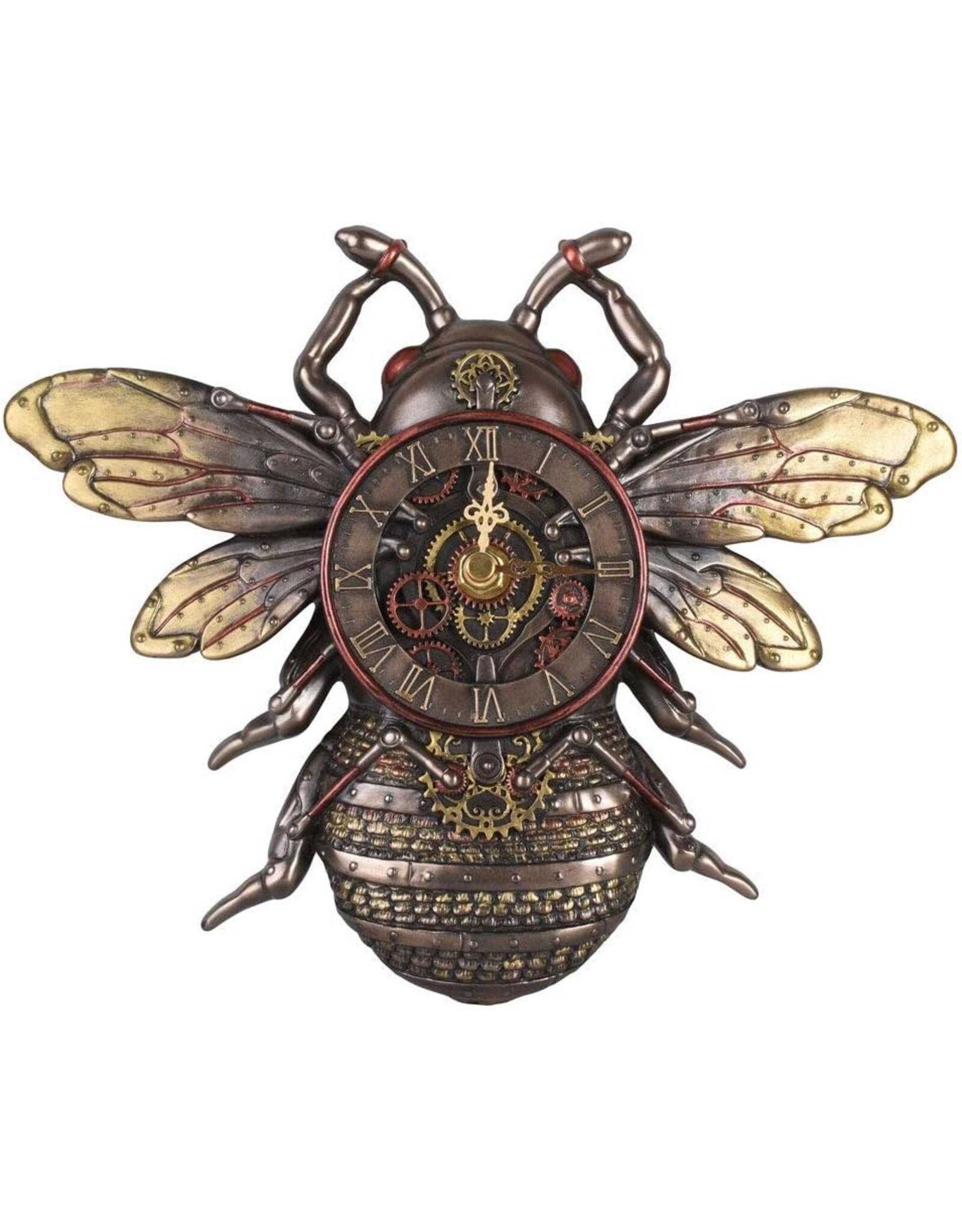 Veronese Design Giftware & Lifestyle - Steampunk Mechanische Honingbij Wandklok