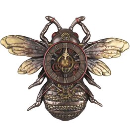 Veronese Design Steampunk Mechanical Bee Wall Clock